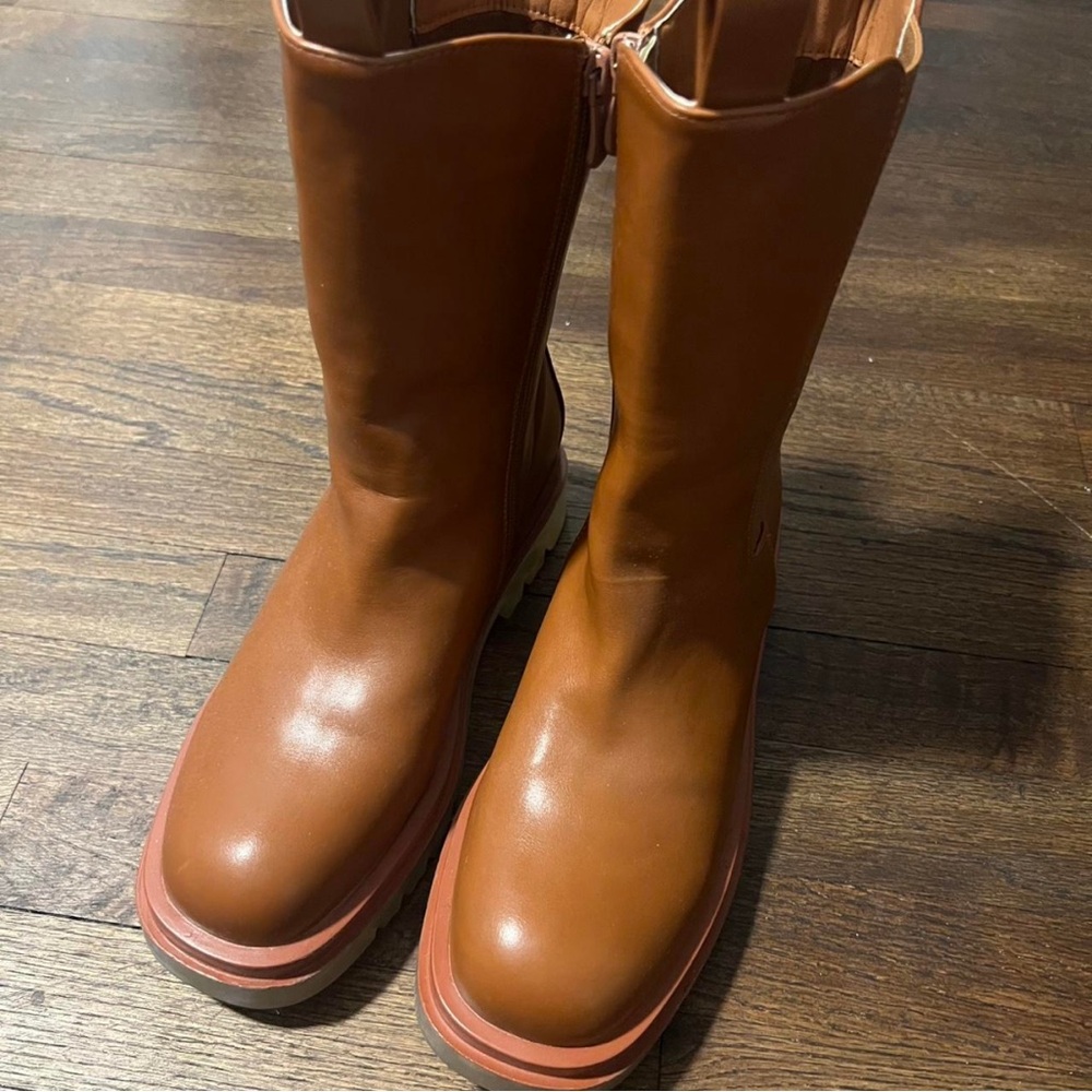 Fashion Nova Brown Ankle Boots